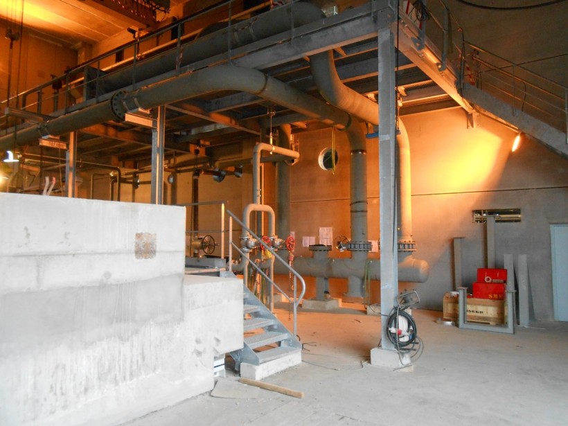 Réseaux de tuyauteries d’une centrale de cogénération biomasse