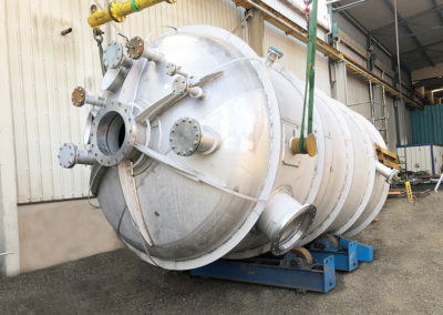 Fabrication d&rsquo;une cuve d&rsquo;agitation