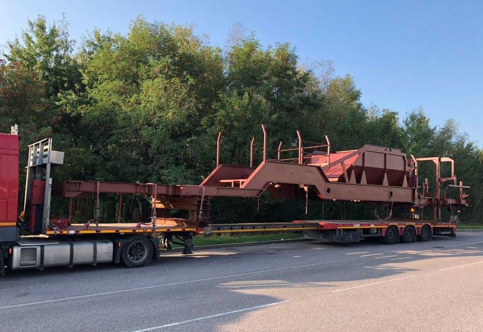 Fabrication d’un châssis de machine ferroviaire de 17,5 t