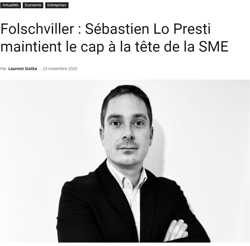 Sébastien Lo Presti maintient le cap à la tête de la SME